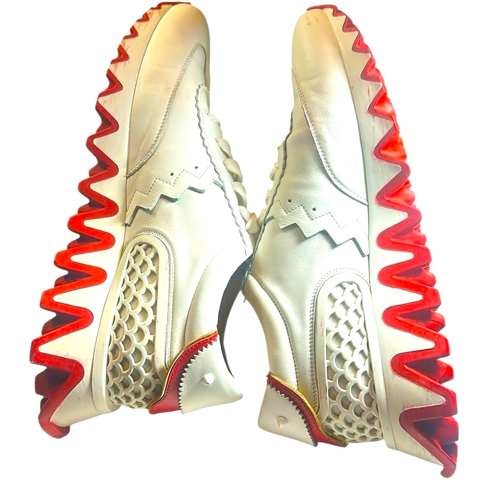 Christian Louboutin Tennis Shoes Shark Donna Flat Sneakers Trainers